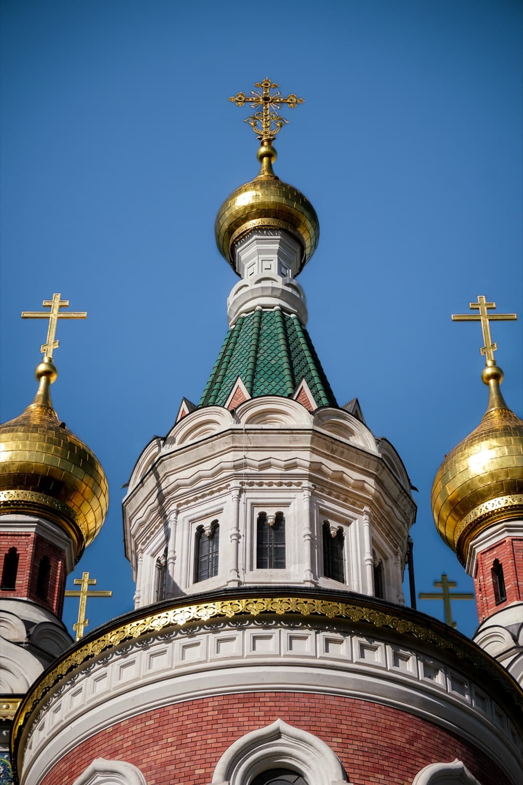 Die russisch-orthodoxe Kathedrale zum Heiligen Nikolaus in der Jaurèsgasse in Wien