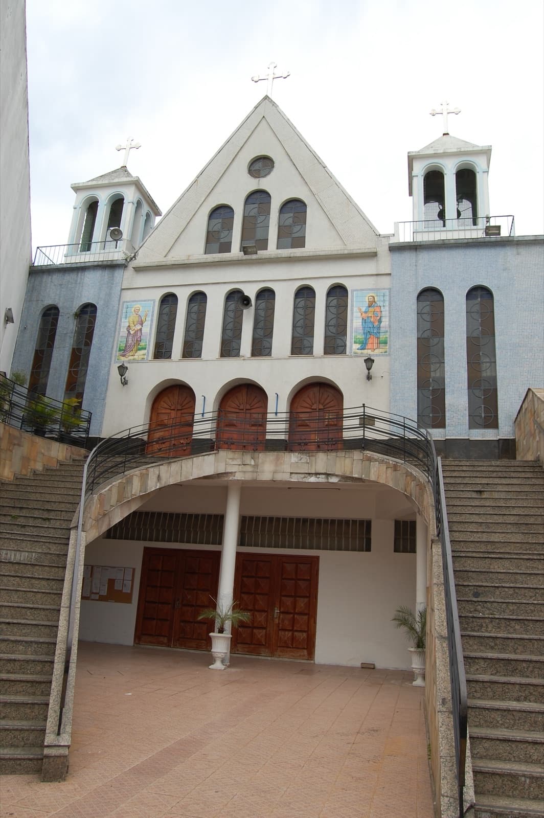 A Catedral Ortodoxa Grega de São Pedro na Rua Bresser, no Brás, em São Paulo